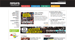 Desktop Screenshot of fepesp.org.br